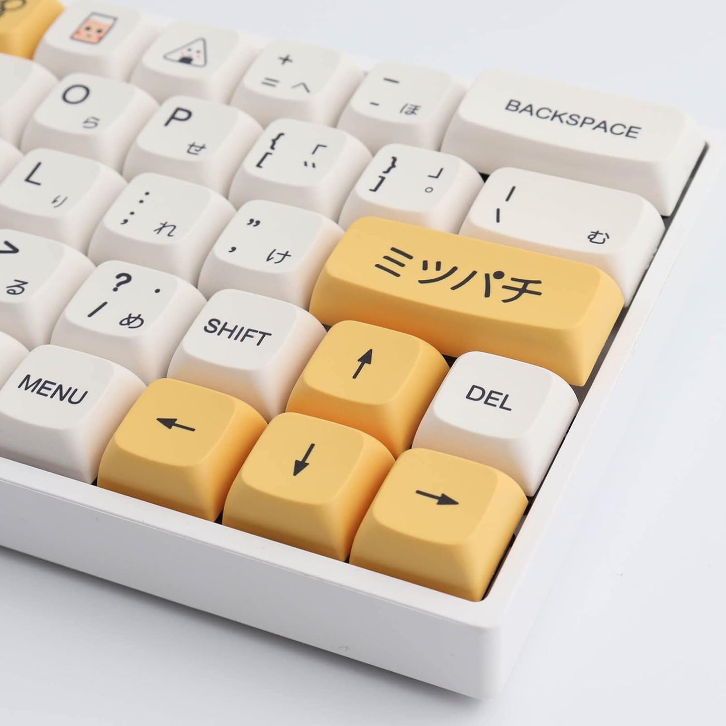 Hyekit PBT Keycaps - 137 Keys, Dye-Sublimated, XDA Profile, Japanese, Cute Design for Cherry Gateron MX Switches Mechanical Keyboards