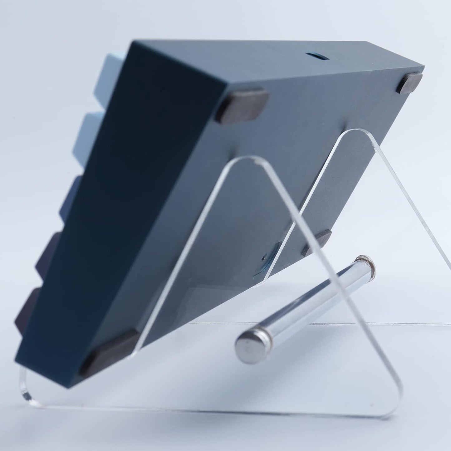Hyekit Keyboard Stands Mechanical Keyboard Display Stand Transparent Super Thick Acrylic Frame Holder Stand Gaming Keyboard Plate Holder Display Stand