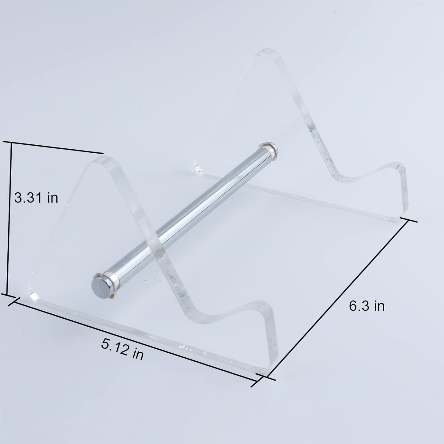 Hyekit Keyboard Stands Mechanical Keyboard Display Stand Transparent Super Thick Acrylic Frame Holder Stand Gaming Keyboard Plate Holder Display Stand
