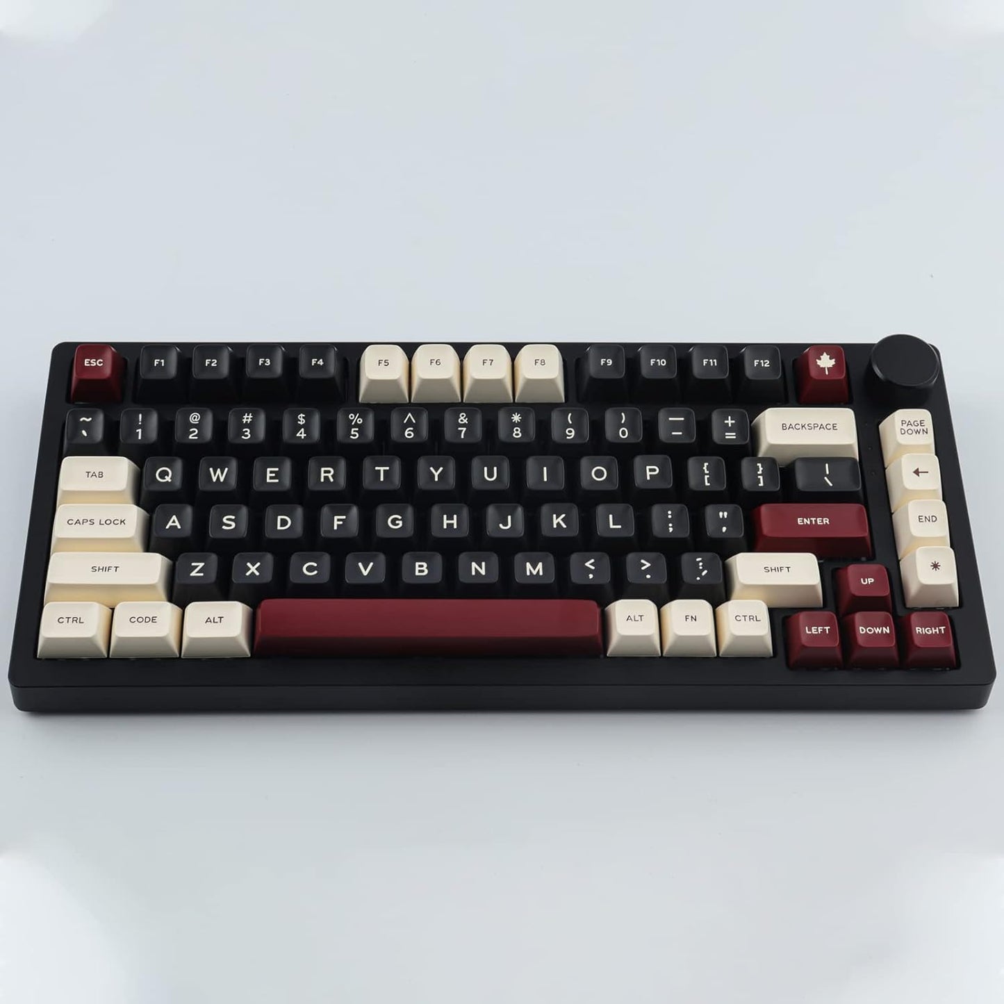 Hyekit Keycaps - Double Shot, Sparta ABS Keycaps, SA Profile, Full 172 Key Set, for Mechanical Keyboard, US and UK Layouts, 2.25u, 2.75u, 3u, 6.25u, 7u Spacebar(Roman Legion)