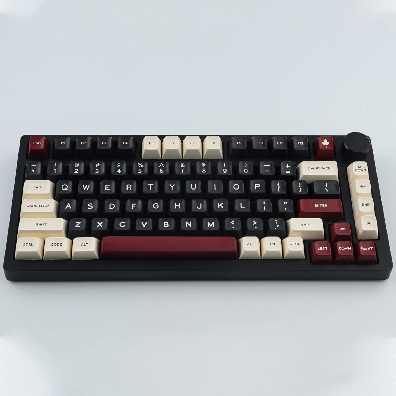 Hyekit Keycaps - Double Shot, Sparta ABS Keycaps, SA Profile, Full 172 Key Set, for Mechanical Keyboard, US and UK Layouts, 2.25u, 2.75u, 3u, 6.25u, 7u Spacebar(Roman Legion)