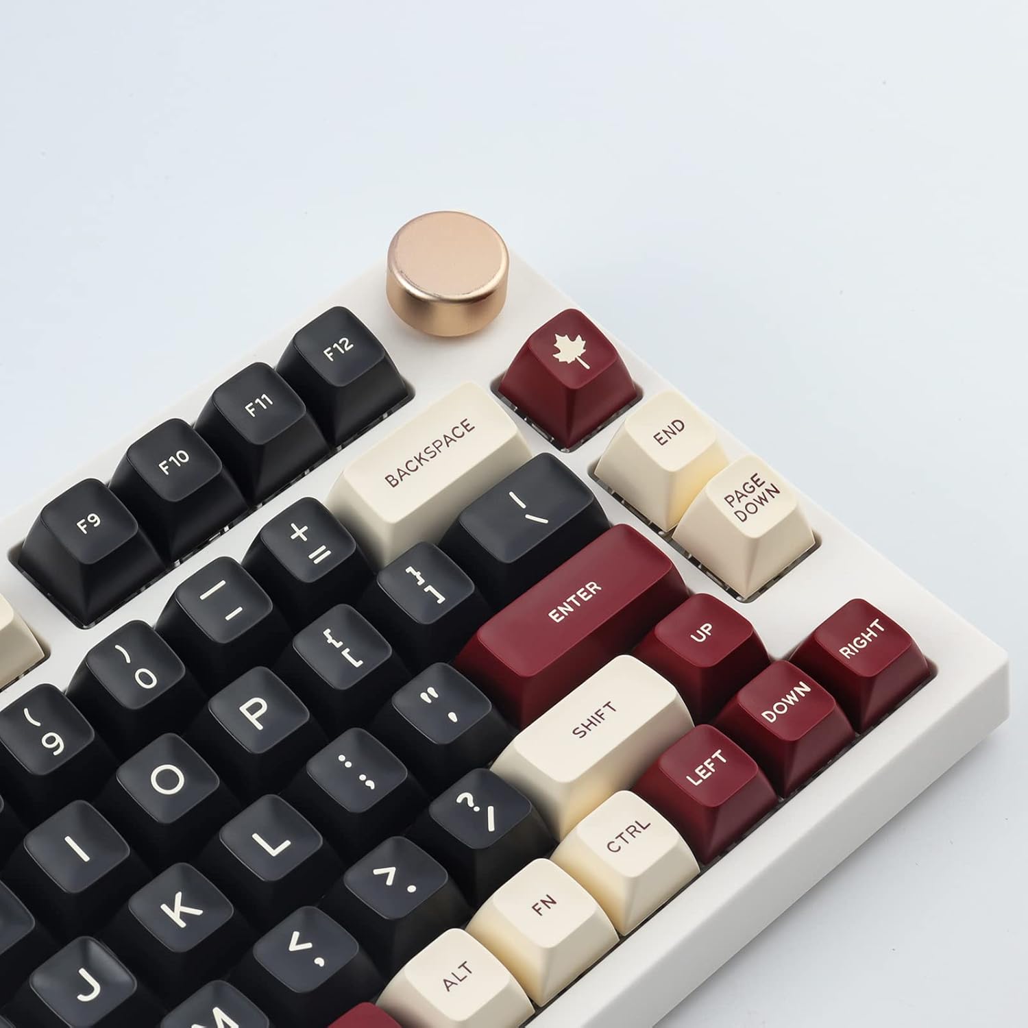 Hyekit Keycaps - Double Shot, Sparta ABS Keycaps, SA Profile, Full 172 Key Set, for Mechanical Keyboard, US and UK Layouts, 2.25u, 2.75u, 3u, 6.25u, 7u Spacebar(Roman Legion)