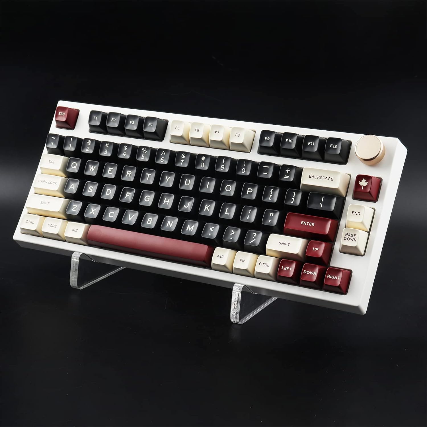 Hyekit Keycaps - Double Shot, Sparta ABS Keycaps, SA Profile, Full 172 Key Set, for Mechanical Keyboard, US and UK Layouts, 2.25u, 2.75u, 3u, 6.25u, 7u Spacebar(Roman Legion)