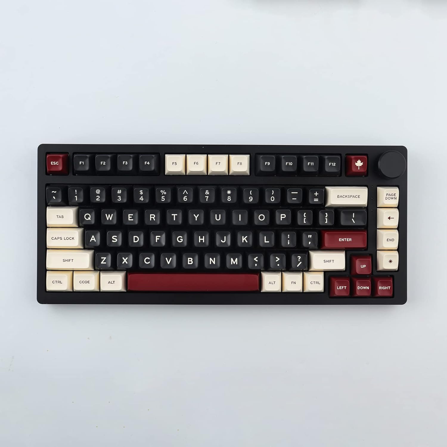 Hyekit Keycaps - Double Shot, Sparta ABS Keycaps, SA Profile, Full 172 Key Set, for Mechanical Keyboard, US and UK Layouts, 2.25u, 2.75u, 3u, 6.25u, 7u Spacebar(Roman Legion)