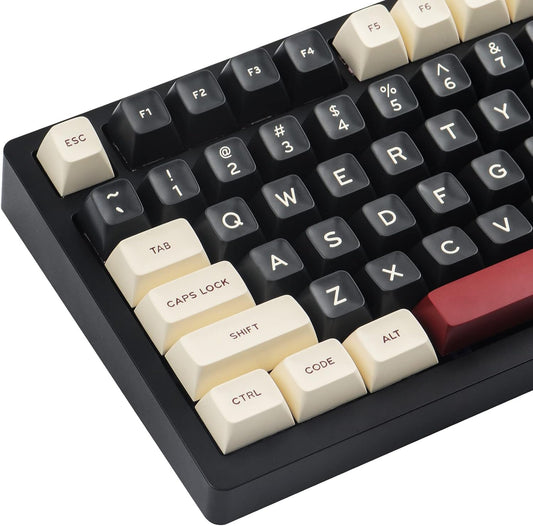 Hyekit Keycaps - Double Shot, Sparta ABS Keycaps, SA Profile, Full 172 Key Set, for Mechanical Keyboard, US and UK Layouts, 2.25u, 2.75u, 3u, 6.25u, 7u Spacebar(Roman Legion)
