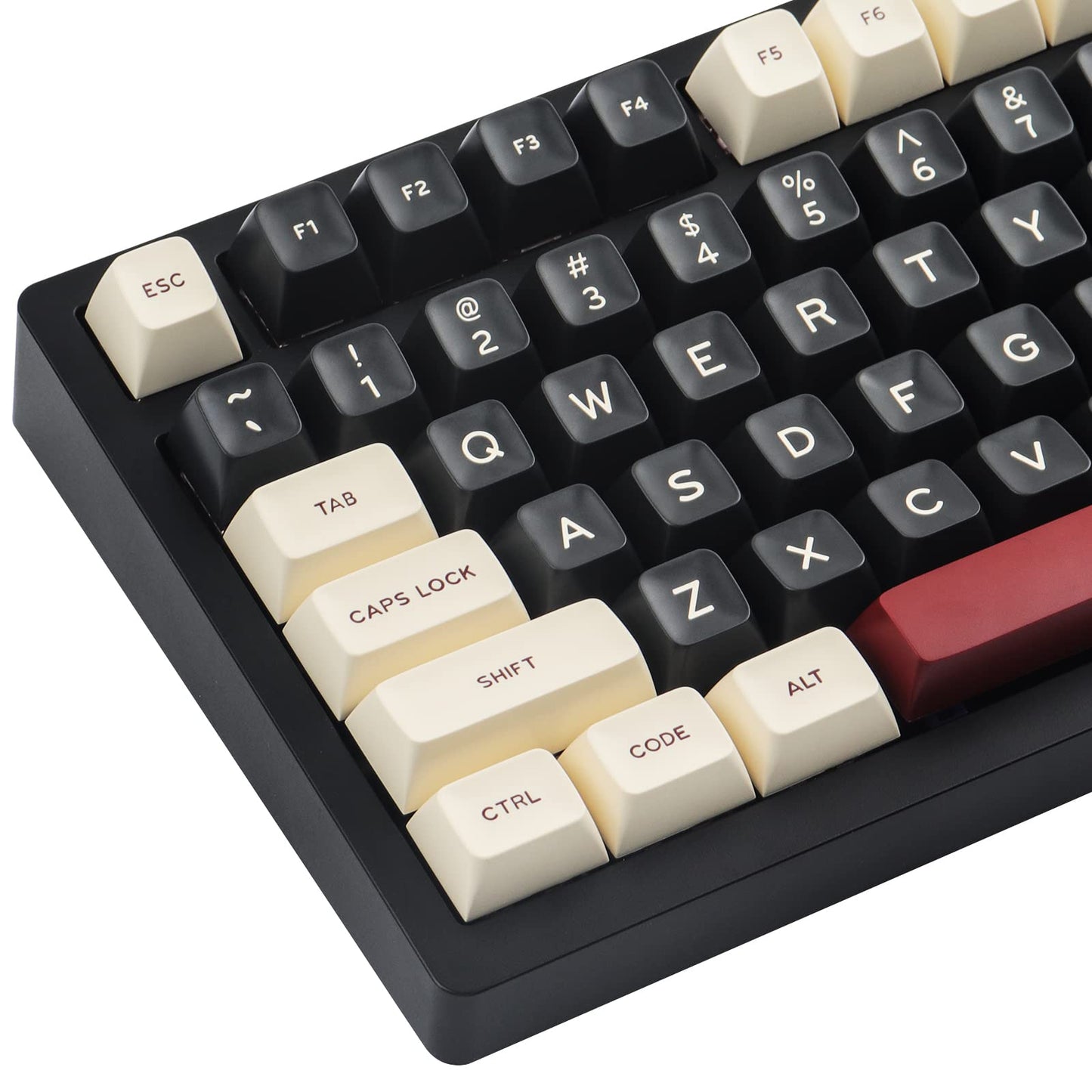 Hyekit Keycaps - Double Shot, Sparta ABS Keycaps, SA Profile, Full 172 Key Set, for Mechanical Keyboard, US and UK Layouts, 2.25u, 2.75u, 3u, 6.25u, 7u Spacebar(Roman Legion)